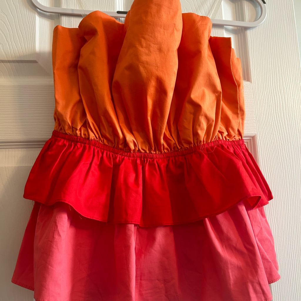 Do+Be Ruffle Tiered Tank ; Size Medium